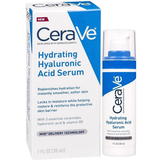 Sérum CeraVe de ácido hialurónico para rostro 30 ml con vitamina B5