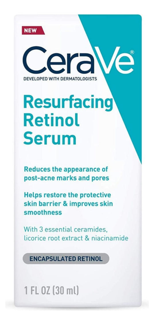 Cerave Resurfacing Retinol Serum Para Marcas De Acné 30ml Tipo de piel Todo tipo de piel